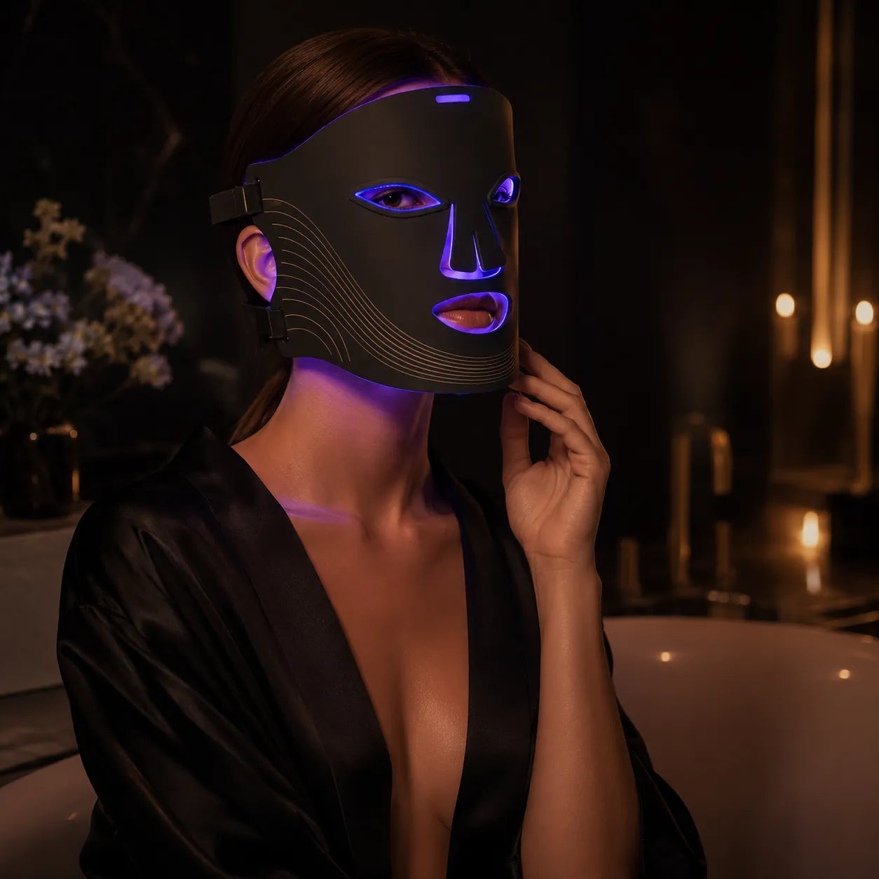 LED Face Mask — Red Light Therapy for Anti-Aging & Acne